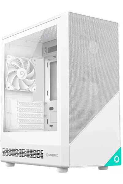 GAMEMAX Carcasă Focus Mesh Albă Micro tower Fără sursă Alb