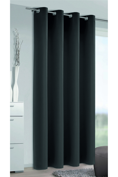 Hitexbau Draperie Black-out Negru