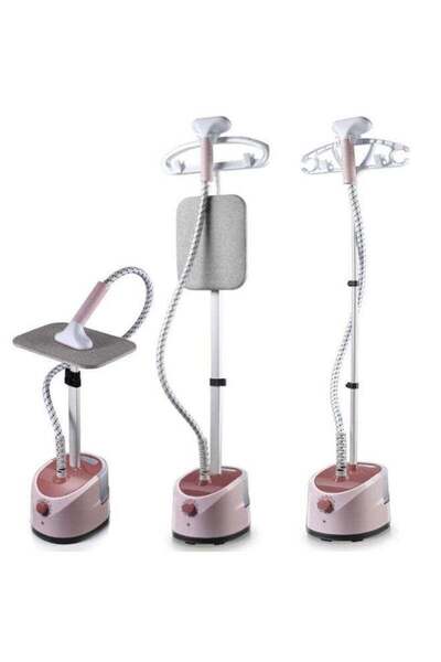 Miskat Trading مكواة بخار ملابس فاخرة مع طاولة كي مدمجة، ارتفاع قابل للتعديل