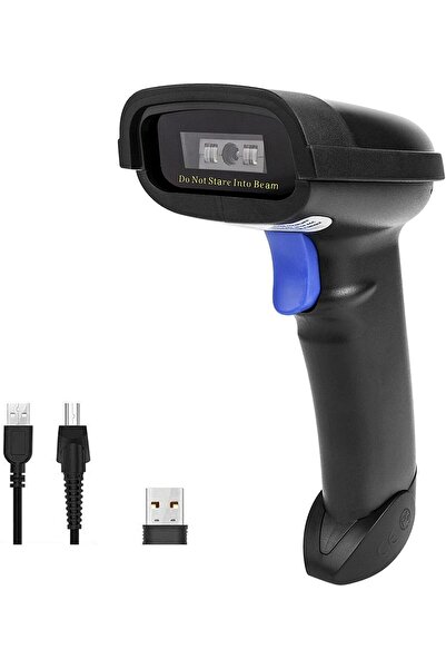 NETUM قارئ الباركود CCD أحادي الأبعاد بتقنية بلوتوث 2.4 جيجاهرتز سلكي NT-1228BC