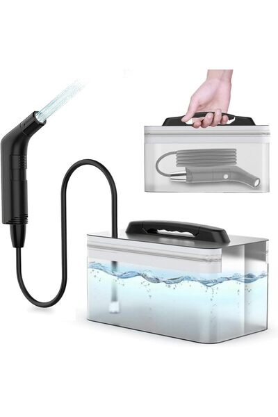 Generic بيديت كهربائي محمول للسفر - بخاخ يدوي قابل لإعادة الشحن مع خزان مياه ...