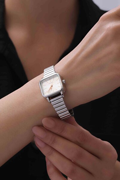 Ayno Wicker Square Body Women's Wristwatch