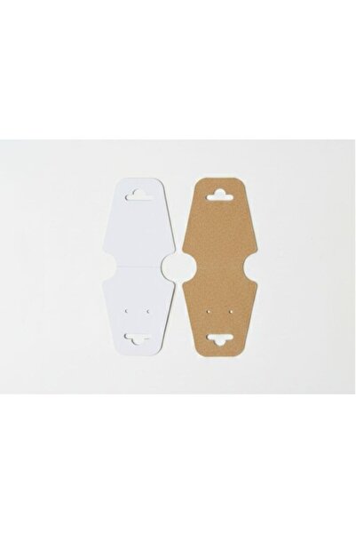 esila KAĞITÇILIK Dış Tic. Ltd. Şti. 100 Adet Beyaz / Gri Takı Kartı 12.2×5x3 ...