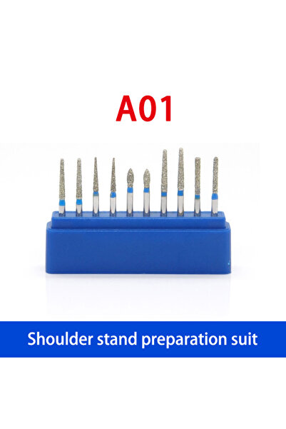 Choice3 A01 1 صندوق مجموعة فرشاة أسنان ماسية FG عالية السرعة لتلميع الأسنان 1...