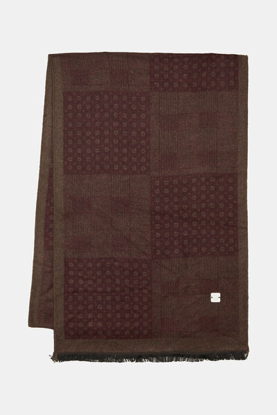 W Collection KARE ve ÇİÇEK DESENLİ KAŞKOL