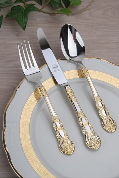 GGS Solingen Germany Danıela Parlak Altın 96 Parça Set