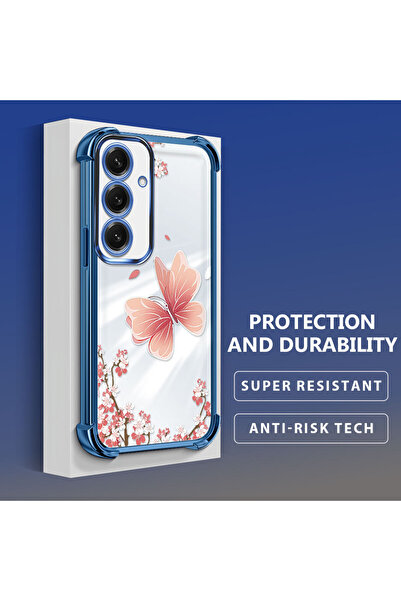 Hontinga حافظة هاتف شفافة من السيليكون الناعم متوافقة مع هاتف سامسونج جالاكسي...