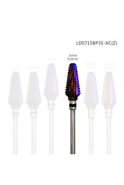 choice2 XC(Z) HYTOOS Purple Carbide Nail Drill Bits 3/32" Tornado Carbide Bit Milling Cutters For Manicure P
