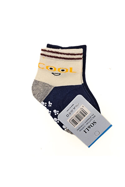 Baby So/Li Set 2 Perechi Șosete Antiderapante