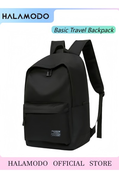 HALAMODO حقيبة ظهر كلاسيكية أساسية للسفر حقيبة ظهر خفيفة الوزن للسفر غير الرس...