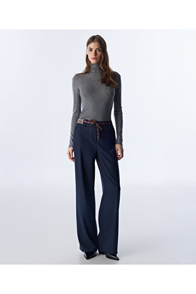 Twist Patched W Wide Leg Pants