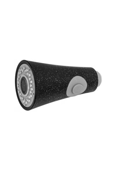 Spis Design Cap de duș extensibil, granit negru, 2 funcții