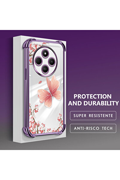 Hontinga جراب هاتف شاومي ريدمي 14C متوافق مع شبكة الجيل الرابع، مصنوع من السي...