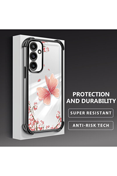 Hontinga حافظة هاتف شفافة من السيليكون الناعم متوافقة مع هاتف سامسونج جالاكسي...