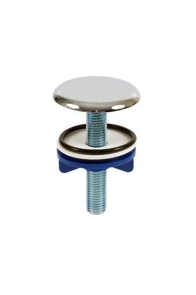 Tycner Chromed ornamental plug to hide sink hole, 48 mm diameter