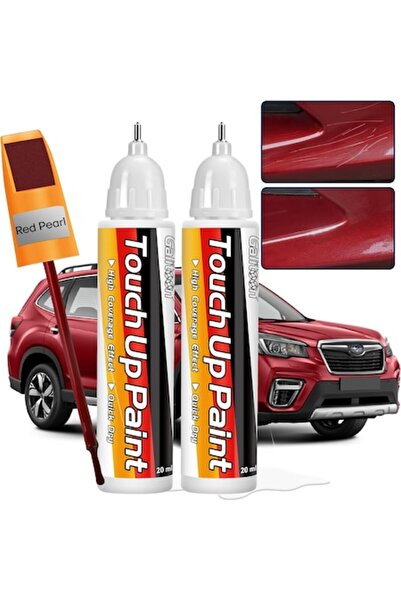 Galitoon 2-in-1 pearlescent red touch-up paint 2x20 ml – car scratch repair, pen