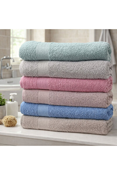 HOME MOD STORE 6 τεμάχια 70x140 εκ. Σετ πετσετών μπάνιου μεγάλου μεγέθους 100% βαμβάκι – Μαλακό, απορροφητικό, ξενοδοχείο & σπα