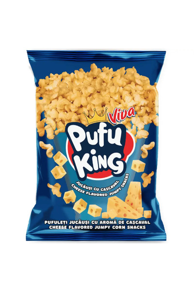 VİVA PUFU KING – Pufuleți cu aromă de brânză 80 g