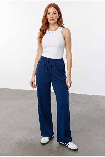 LEY COLLECTİON بدلة رياضية نسائية من المودال مع خصر مطاطي وجيوب، سروال رياضي ...