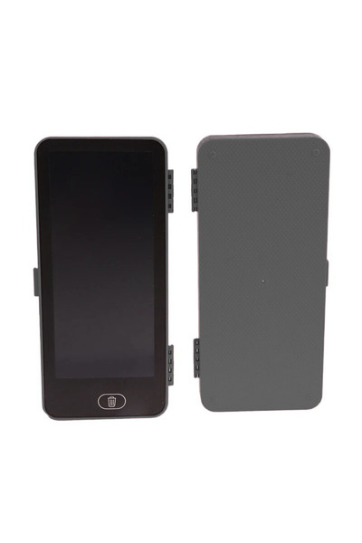 MNAR صندوق أقلام مع لوح كتابة LCD، حقيبة أقلام ذكية للأطفال مع لوح رسم