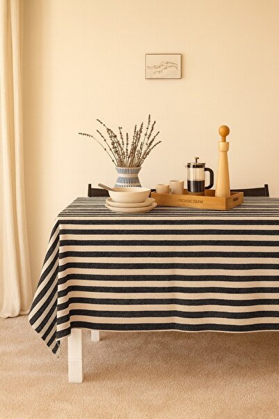 Ersperto Linen Striped Tablecloth