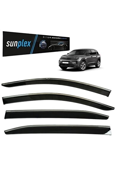 SUNPLEX Kromlu Cam Rüzgarlığı Citroen C5 Aircross 2019-2025 ile uyumlu