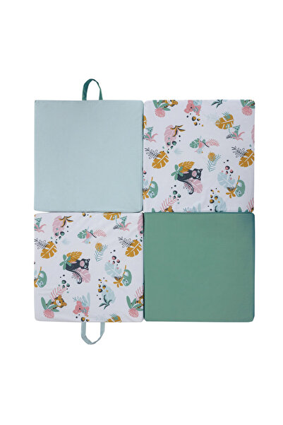 Tineo - بساط لعب ذكي وممتع 3 في 1، بنقشة الروح الهندية - 120 × 120 سم