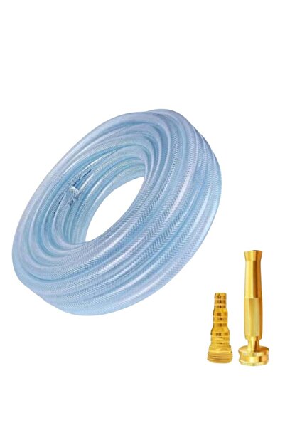 Matx خرطوم مياه شفاف من مادة PVC بطول 20 ياردة، أنبوب مضفر عالي الضغط للاستخد...