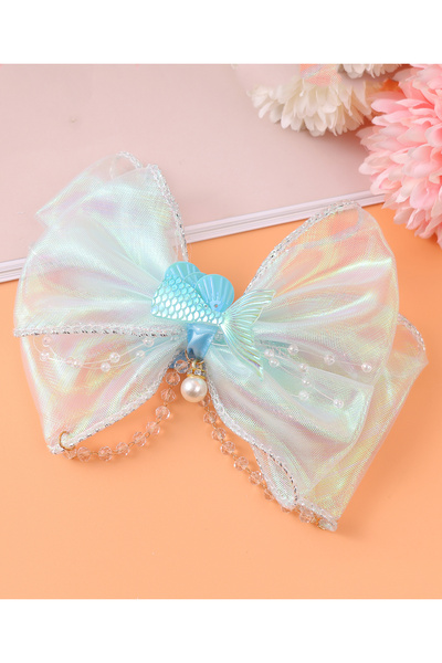 Mark & Mia Bow Clip, Attractive Design, Versatile, Sturdy, 24 Months+ - Blue