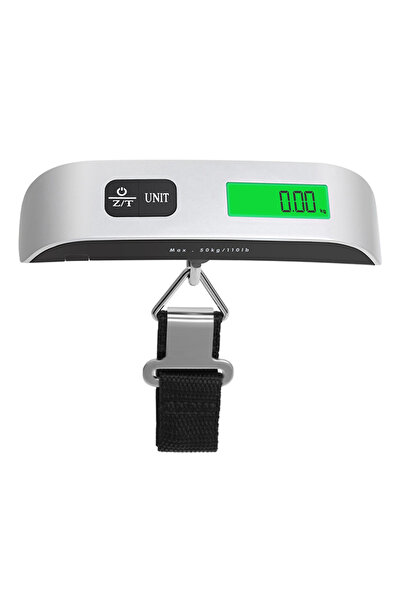 HALAMODO ميزان أمتعة إلكتروني فضي