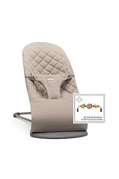 BabyBjörn Balance Bliss Ana Kucağı Cotton Oyuncaklı /Sand Grey