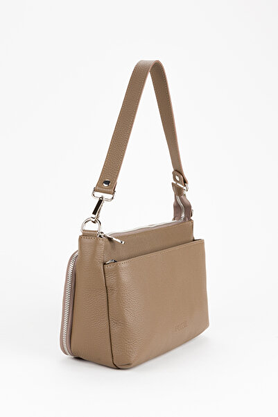 Fossil 100% Genuine Leather Women's Double Strap Crossbody Shoulder Bag