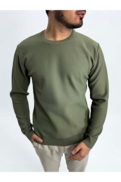 T&M Vertino Zincir desenli Triko Kazak