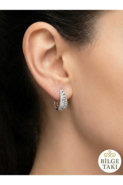 Bilge Takı Vip Zircon Stone Drop-Shaped Xuping Steel Earrings, Non-Tarnish