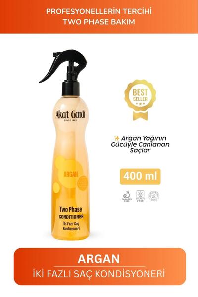 Akat Gardi Çift Fazlı Argan İçerikli Fön Suyu 400Ml