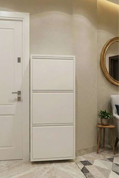 Metalium Concept 3'lü (Üçlü) Metal Ayakkabılık Beyaz