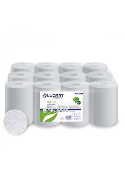 Lucart Prosop rola hartie alba, 100% reciclata, 14CF, 12 buc/set, 861080,