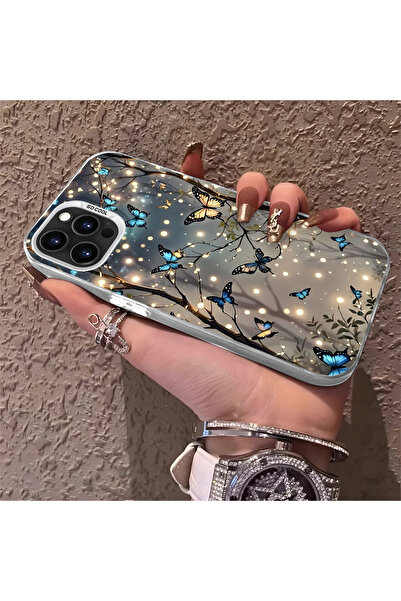 Hontinga حافظة هاتف متوافقة مع iPhone 14 Pro، جميلة على شكل فراشة، مضادة للصد...