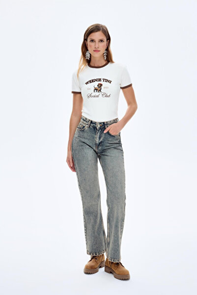 Quzu Kadın Kanvas Pantolon