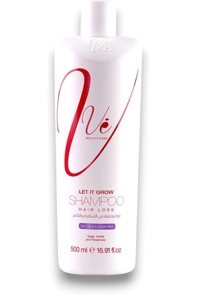 Ve Beauty Care Shampoo Let It Grow 500ml – Anti-Hair Loss with Sage, Nettle &...