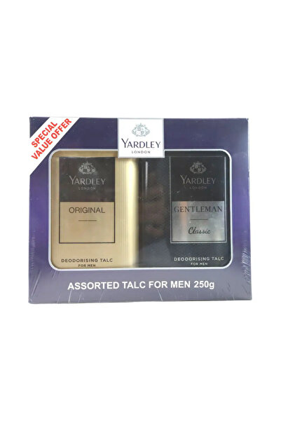 YARDLEY بودرة لندن جنتلمان الكلاسيكية والأصلية لإزالة العرق للرجال - 2 × 250 ...