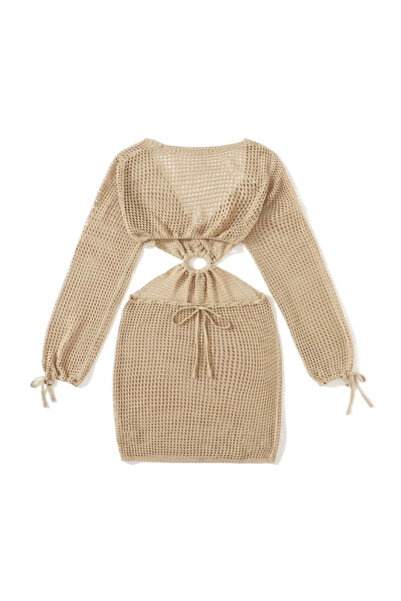 Sheya Rochie de plajă Shein, bej