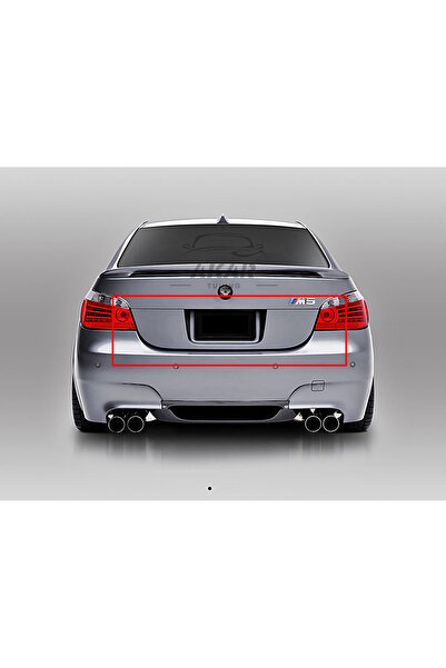 Akar BMW E60 ARKA KARE PLAKALIK BOYASIZ-FİBERGLASS