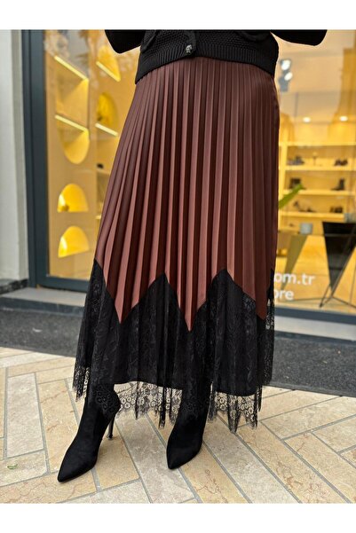 Venöve 26FWETE0012 Lero Kadın Etek Kahve