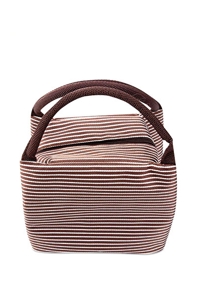 HALAMODO حقيبة غداء مقاومة للماء باللون البني