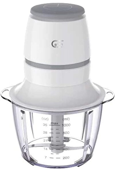 GS General Supreme مفرمة خضراوات وطعام جنرال سوبريم، سعة 1 لتر، 280 واط، لون أبيض، GSSC10M