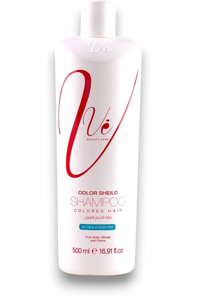 Ve Beauty Care Shampoo Color Shield 500ml - For Colored Hair (Fruit Acids, Mango & Cherry Extract)
