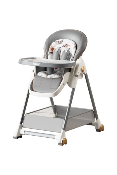 mavio Ascend 3-in-1 High Chair, Adjustable Height, Removable Wheels, Age 6-36 Months, Tilt
