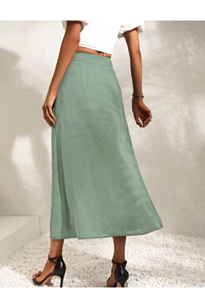 Sheya Shein maxi skirt, green