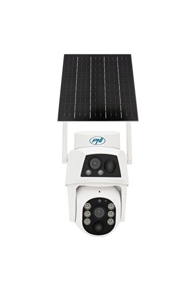 PNI Camera de supraveghere IP894, 2MP + 2MP, 4G, Lentila 2 x 4 mm, IR 40m, Alb